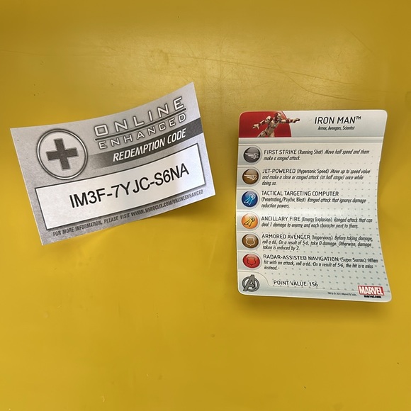 Iron Man 3 FCBD Hero Clix Figurine 2013 Marvel Booster Pack Avengers WizKids - Picture 3 of 4